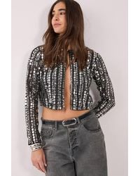Nasty Gal - Beaded Jacket - Lyst