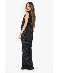 knee length dresses for ladies Mesh See Through Maxi Dress main image 0