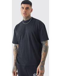 BoohooMAN - Tall Oversized Fit Extended Neck T-shirt - Lyst