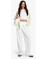 Boohoo - Tall Clean Waistband Tailored Trouser - Lyst