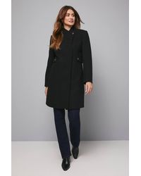 Wallis - Stand Up Collar Coat - Lyst