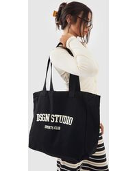 Boohoo - Dsgn Studio Sports Club Large Tote Bag - Lyst