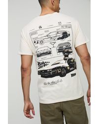 BoohooMAN - Oversize T-Shirt mit lizenziertem Back To The Future Print - Lyst