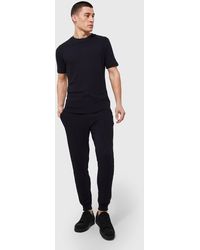 BoohooMAN Smart Knitted Bomber \u0026 Jogger 