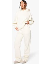 Boohoo - Pantalón Deportivo Recto Minimalista Con Cintura Elástica - Lyst