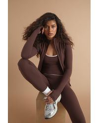 Boohoo - Chaqueta Deportiva Dsgn Studio Súper Suave Con Cremallera - Lyst