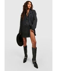 Boohoo - Single Fishnet Tights - Lyst
