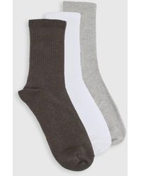Boohoo - Sports Socks 3 Pack - Lyst