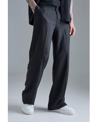 BoohooMAN - Tall Crop Straight Fit Trousers - Lyst