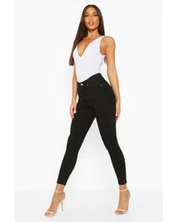 HTOOHTOOH Mens Ripped Skinny Holes Pants Slim Fit Stretch Pencil Pants