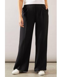 Wallis - Crepe Pocket Wide Leg Trouser - Lyst