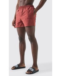 BoohooMAN - Short Length Limited Edition Smart Trunks - Lyst