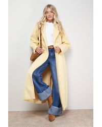 Oasis - Relaxed Maxi Belted Coat - Lyst
