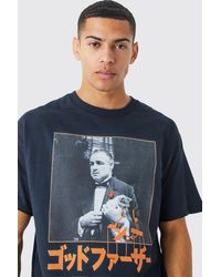 Boohoo - Oversized Godfather Anime License T-shirt - Lyst