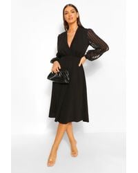 strappy wrap pleated bodycon midi dress