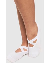 Boohoo - Calcetines Dsgn Para Pilates Y Yoga - Lyst