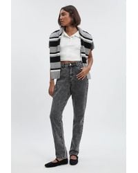 Boohoo - Tall Basic High Waist Mom Jean - Lyst