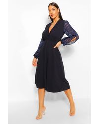 strappy wrap pleated bodycon midi dress