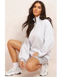 vans mix up half zip sweatshirt