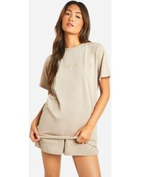 Boohoo - Dsgn Studio Embroidered Oversized T-Shirt - Lyst
