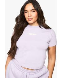 Boohoo - Plus Venice Beach Fitted Top - Lyst