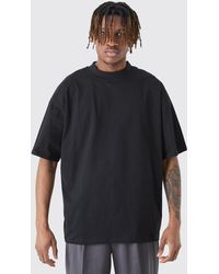 BoohooMAN - Tall Oversized Extended Neck T-shirt - Lyst