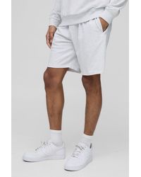 BoohooMAN - Lightweight Basic Relaxed Fit Mid Length Shorts - Lyst