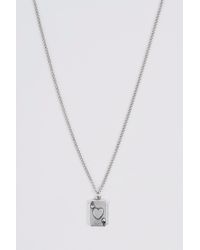 BoohooMAN - Herz-Halskette mit Geschenktasche - Lyst