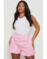 Ruffle Denim Shorts for Women - Up to 