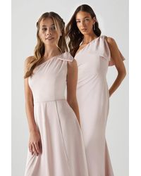 Coast - Teen One Shoulder Bow Bridesmaids Dress - Lyst