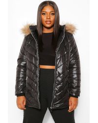 Boohoo Fur coats for Women - Up to 74% off | Lyst