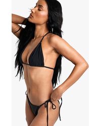 Boohoo - Swimwear Essentials Tie Side Brief - Lyst