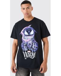 Boohoo - Oversized Venom Marvel License T-Shirt - Lyst