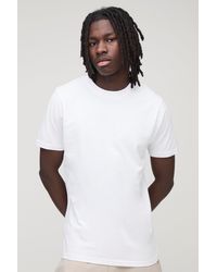BoohooMAN - Slim-Fit Basic T-Shirt - Lyst