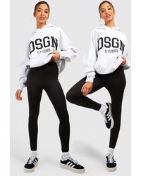 Boohoo - Pack De 2 Leggings Básicos De Tiro Alto Y Tela Jersey - Lyst