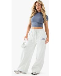 Boohoo - Dsgn Studio Contrast Script Straight Leg Jogger - Lyst