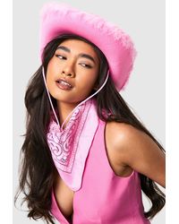 Boohoo - Multipaquete De Halloween Con Sombrero De Vaquero Y Bandana - Lyst