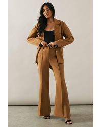 Wallis - Petite High Waist Flare Pants - Lyst
