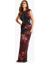 green emerald velvet dress Luna Embroidered Maxi Dress