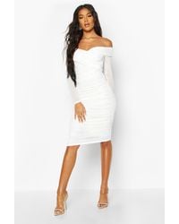 simple classy white cocktail dress