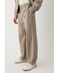 BoohooMAN - Formal Wide Fit Trousers - Lyst