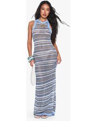 stripe knit o ring beach maxi dress Sereia' Striped Maxi Dress main image 1