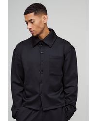 BoohooMAN - Scuba Overshirt - Lyst