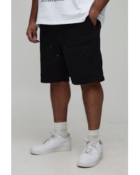 Boohoo - Plus Carpenter Relaxed Fit Shorts - Lyst