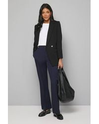 Wallis - Smart Bootcut Leg Pants - Lyst