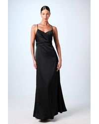 Coast - Wrap Waist Satin Cami Bridesmaid Dress - Lyst
