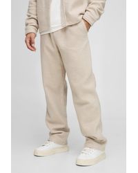 Boohoo - Relaxed Fit Boucle Elasticated Waist Trouser - Lyst