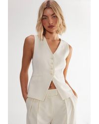 Nasty Gal - Essentials Tailored Tank - Lyst