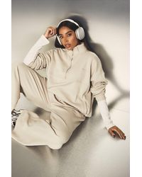 DSGN Studio - Sudadera Oversize Con Bordado Dsgn Studio Y Cremallera A La Mitad - Lyst
