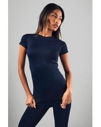 Boohoo - Premium Sculpt Seamless Short Sleeve Top - Lyst